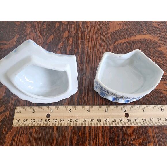 Lot of 3 Vintage Porcelain Trinket Boxes with Floral Rose Designs - Hand Painted - Picture 11 of 12